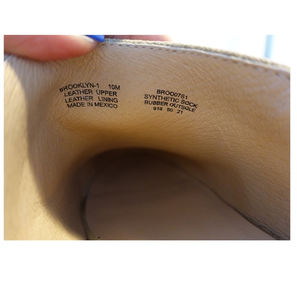 Light Tan Suede Clogs - Picture 4 of 5
